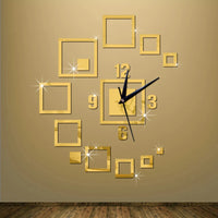 Premium Gold acrylic clock